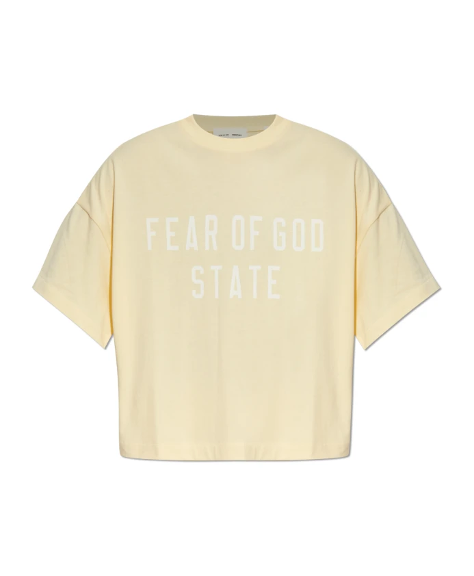 

Футболка с напечатанным логотипом Fear Of God, желтый