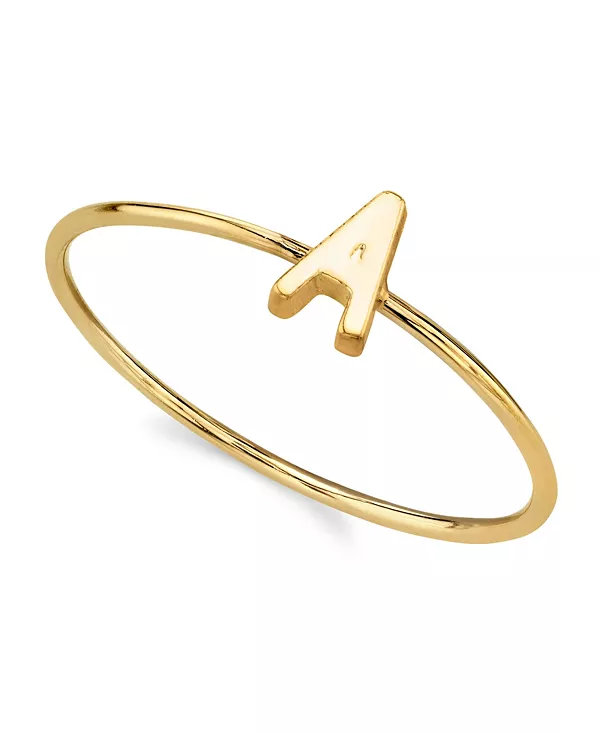 

Кольцо с инициалами из 14-каратного золота 2028, a