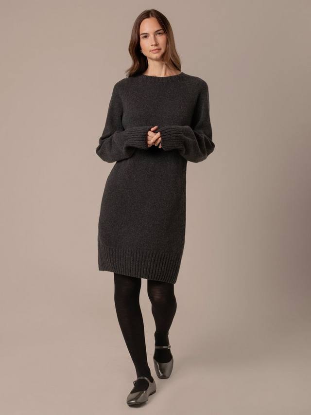 

Свободное платье-джемпер из шерсти Wool Rich Celtic & Co., Charcoal