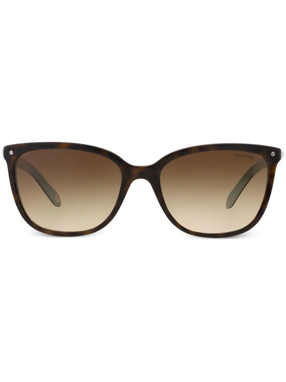 

Солнцезащитные очки в квадратной оправе с затемненными линзами Tiffany & Co Eyewear, коричневый