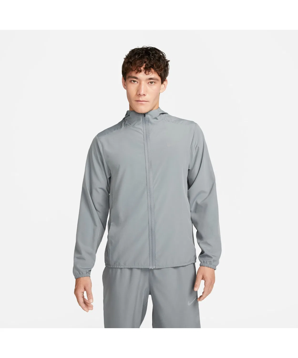 Куртка Nike AS M NK DF FORM HD JKT с капюшоном, серая