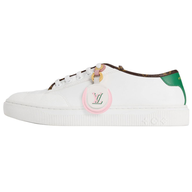 LOUIS VUITTON Женские парусиновые туфли Lagoon Low Top, белые