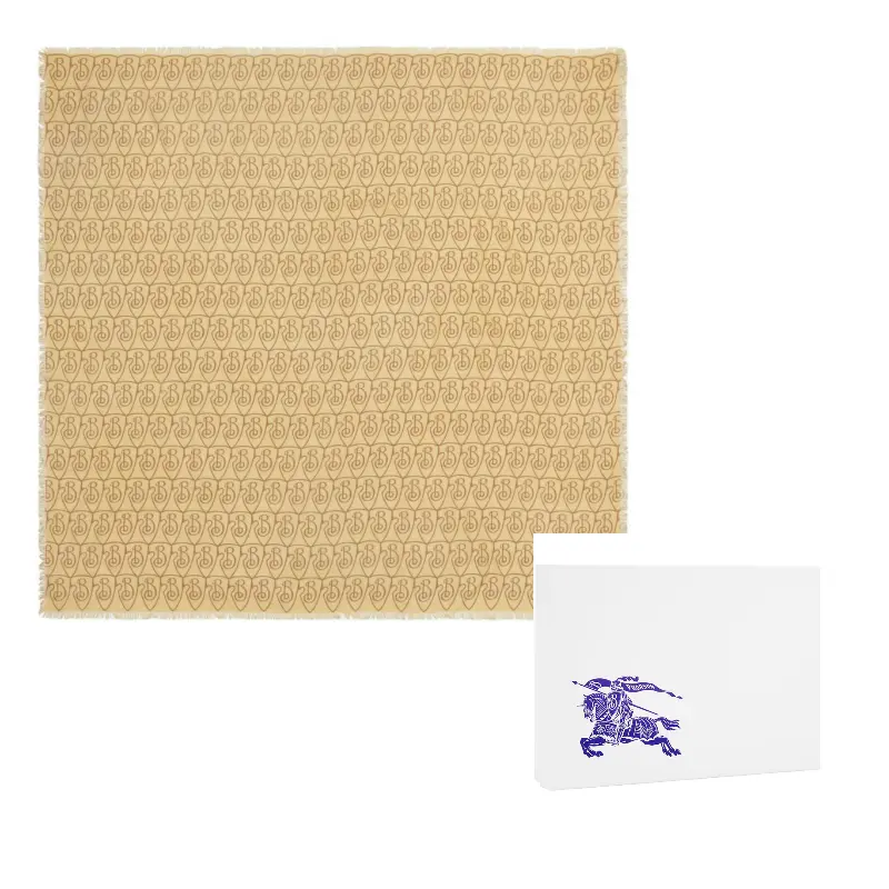 

Шарф с защитой Burberry, светло-коричневый