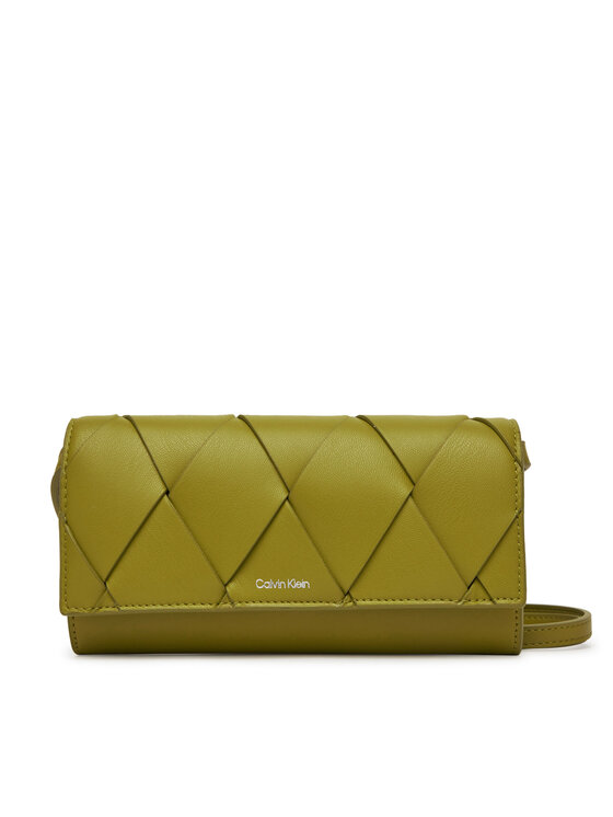 

Сумочка Ck Woven Convertible Wallet Bag K60K612970 Calvin Klein, желтый
