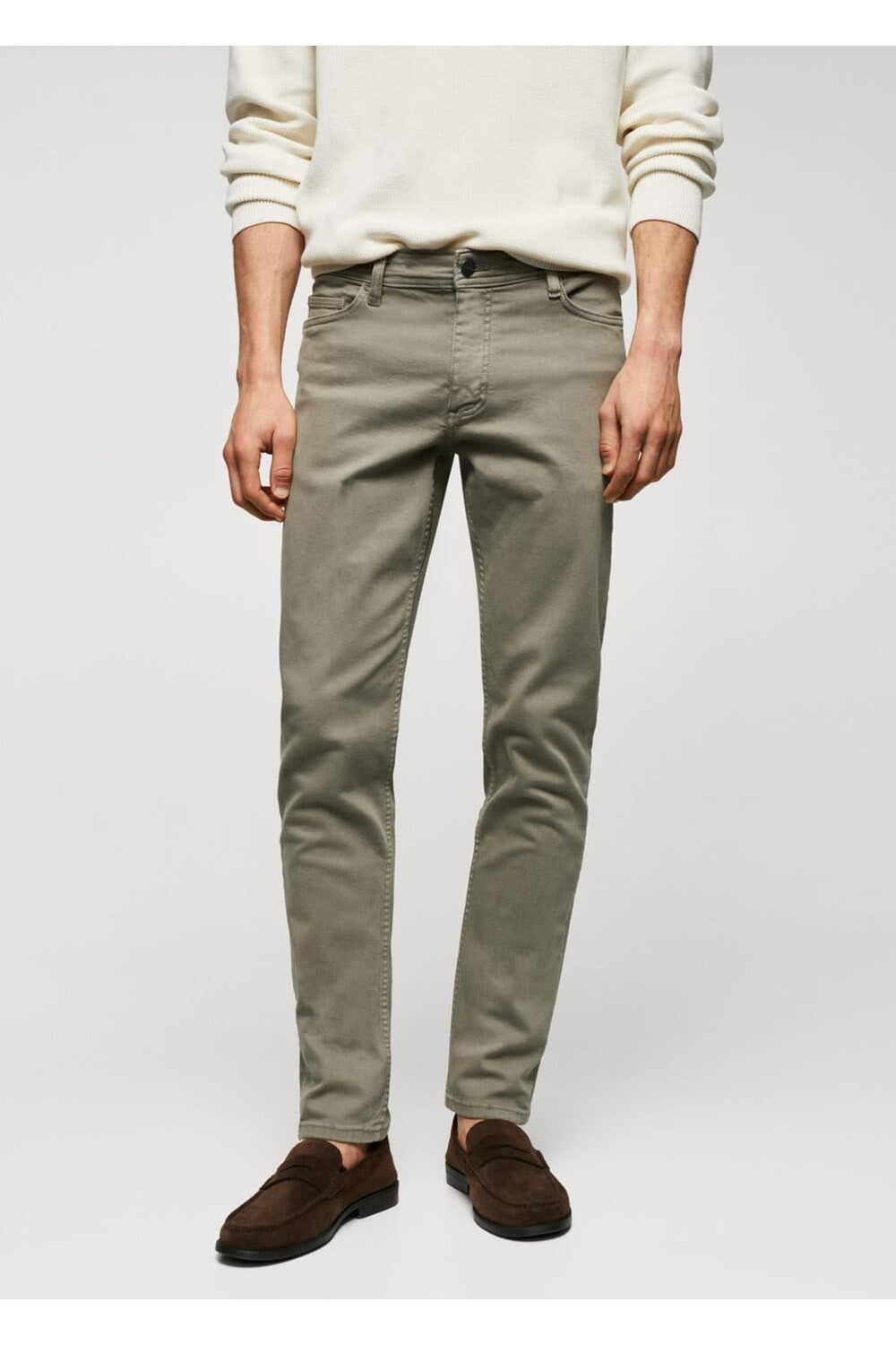 

Джинсы Jan Slim fit Mango, хаки