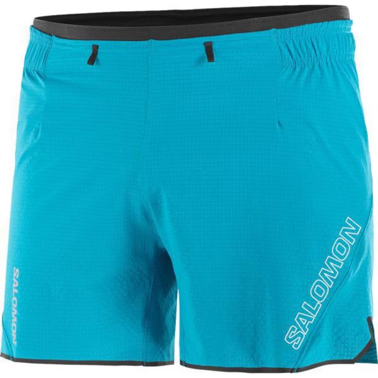 

Повседневные шорты унисекс, насыщенного павлиньего цвета SALOMON, Dark Peacock Blue