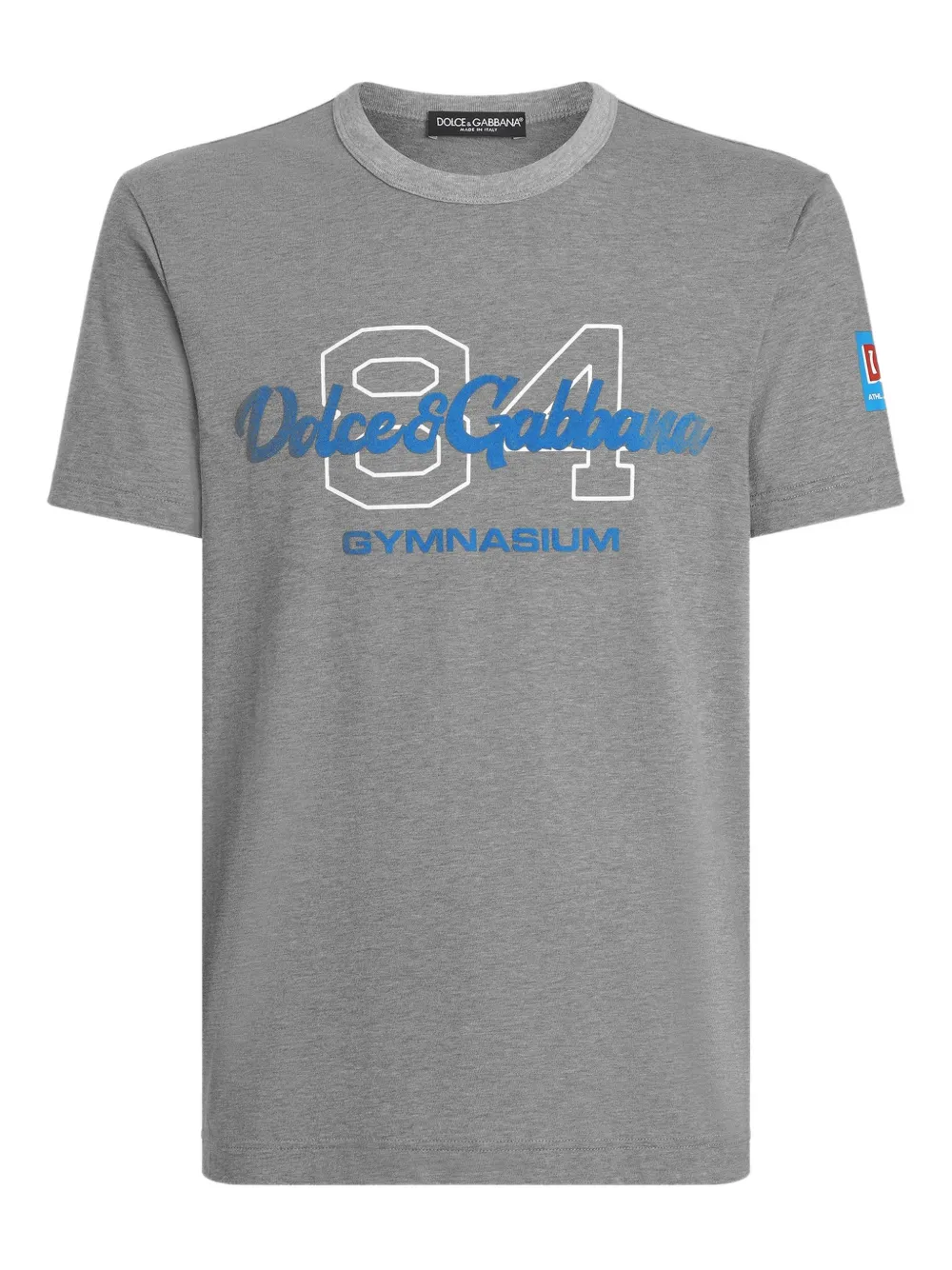 

Футболка с логотипом Dolce & Gabbana, серый