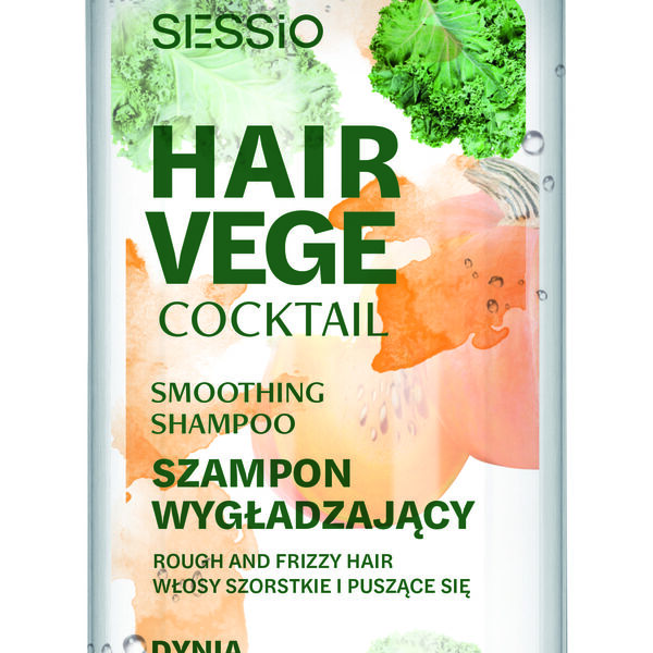 

Разглаживающий шампунь тыква и капуста, 300 г Sessio Hair vege coctail