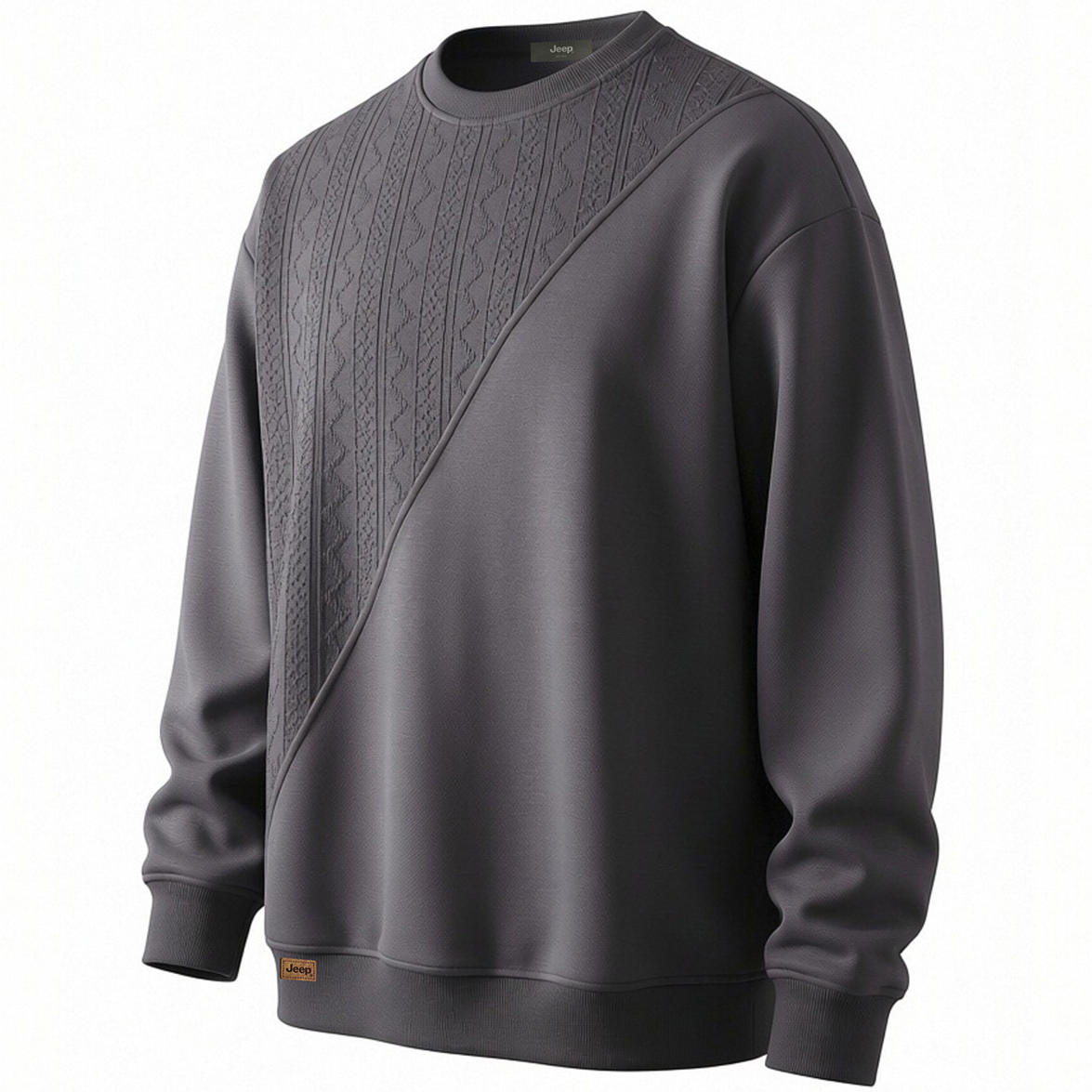 

Свитшот Unisex Crew Neck Moderate Jeep, серый