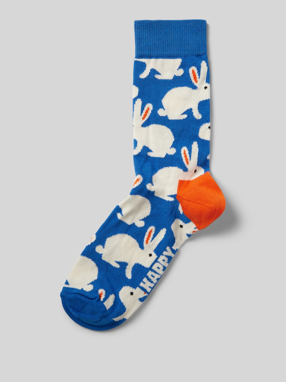 

Носки с этикеткой, модель «Зайчик» Happy Socks, синий