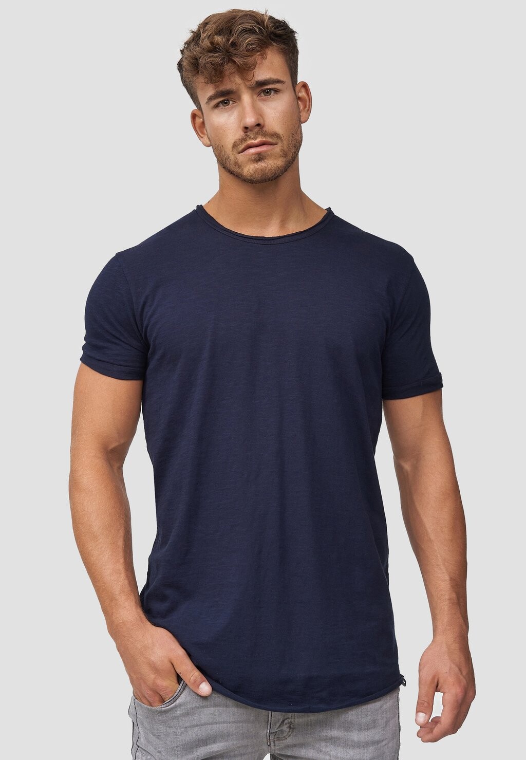 

Футболка с принтом WILBUR INDICODE JEANS, цвет dark blue