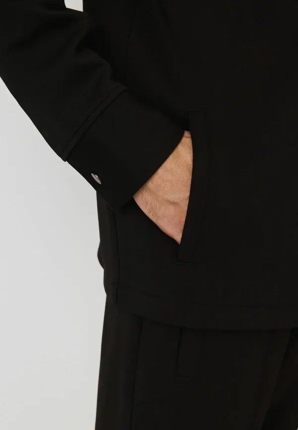 Куртка Regular fit soft touch zip through light jacket Next, черный — фото 4