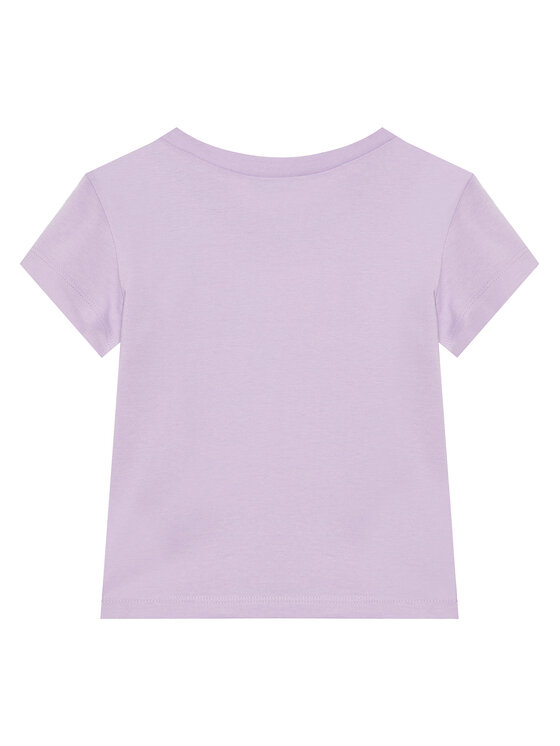 Футболка обычного кроя 3096G10J8 United Colors Of Benetton, фиолетовый — фото 2