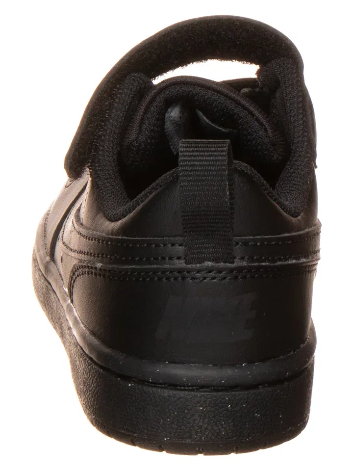 Кроссовки на шнуровке и липучке Nike черные — фото 3