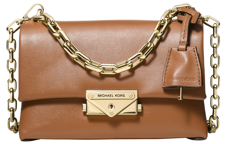 

Сумка через плечо из телячьей кожи Cece миниатюрная женская Acorn Brown MICHAEL KORS