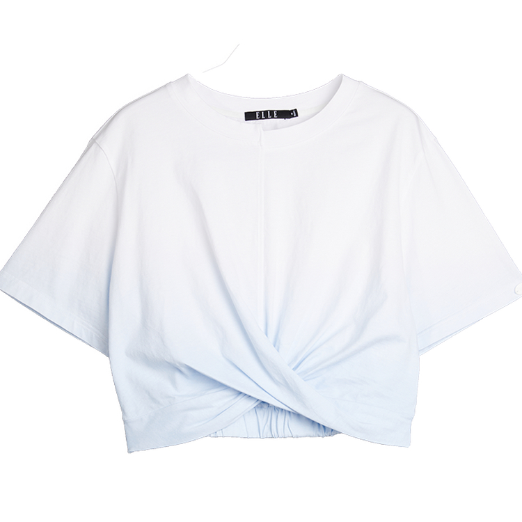 

ELLE Футболка Women's Blue Crew Neck Moderate