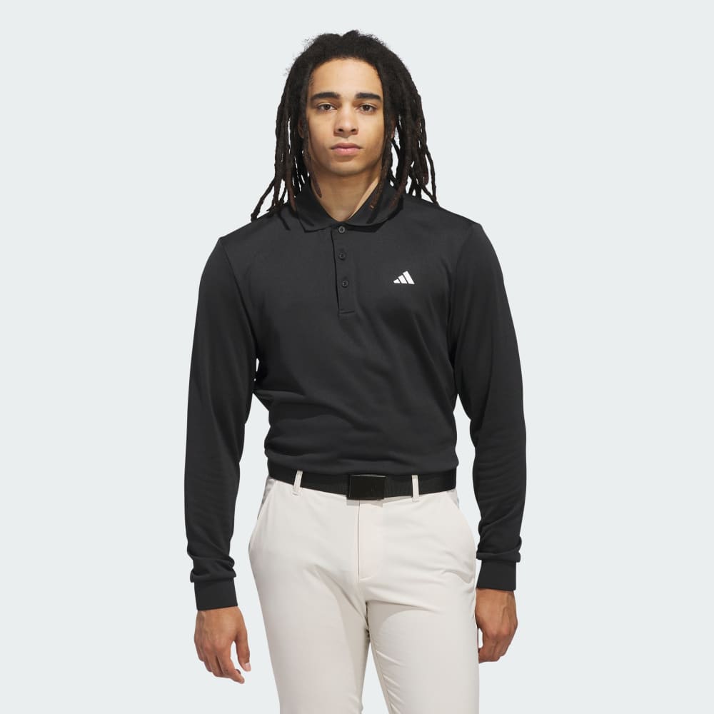 

Поло Adidas Ultimate365 Cold.rdy Long Sleeve Polo Shirt, черный