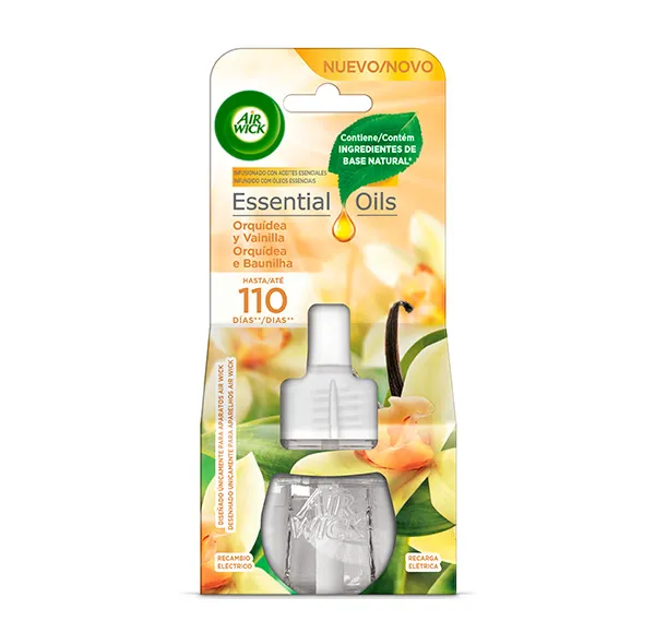 

Замена электроприборов Essential Oils Orquídea Y Vainilla Airwick, 19 ml