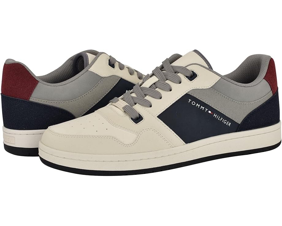 

Кроссовки Tommy Hilfiger Trane, цвет Light Grey/Cream Multi