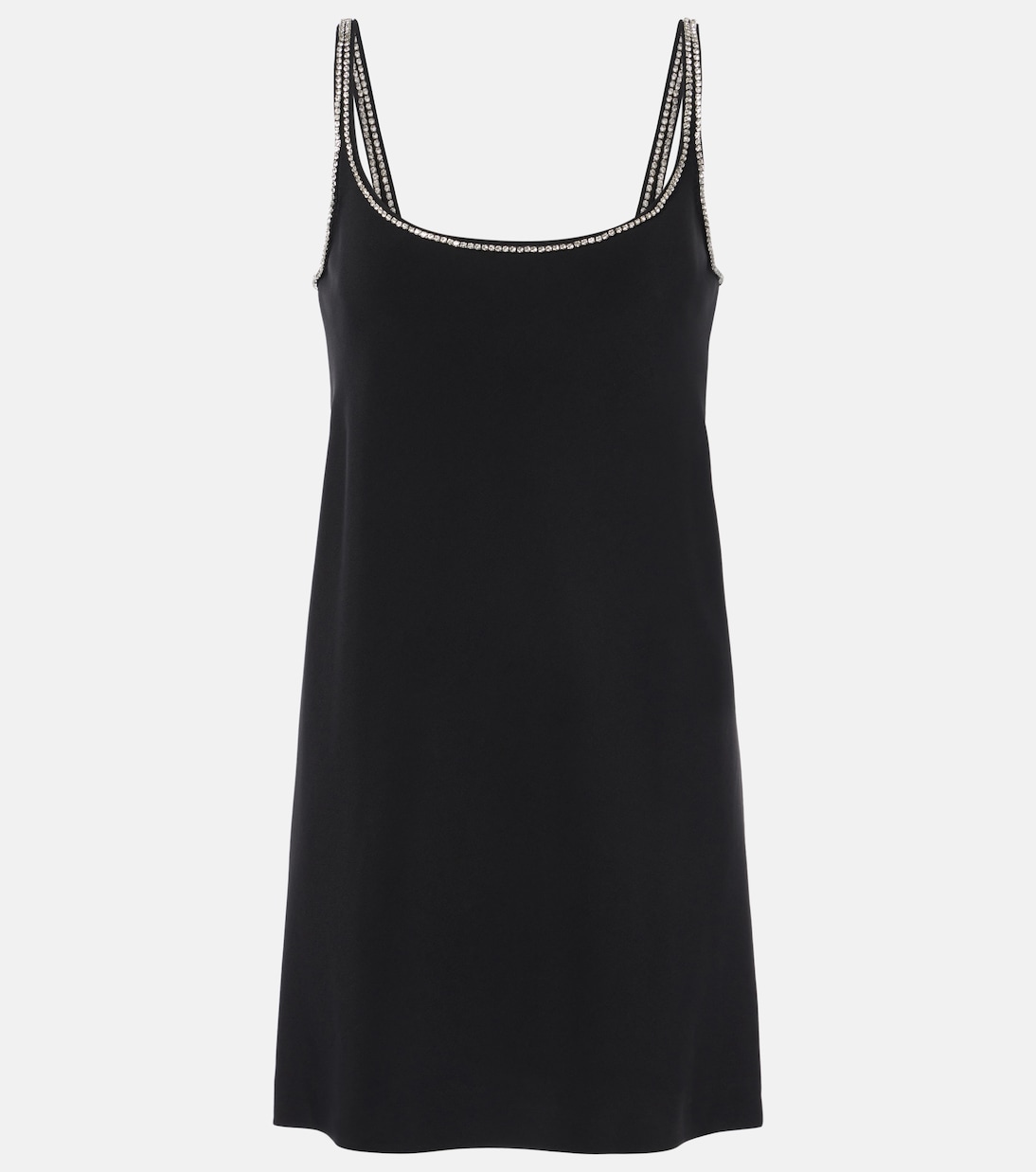 

Платье-комбинация из кади с декором Abetone1234 Sportmax, Nero