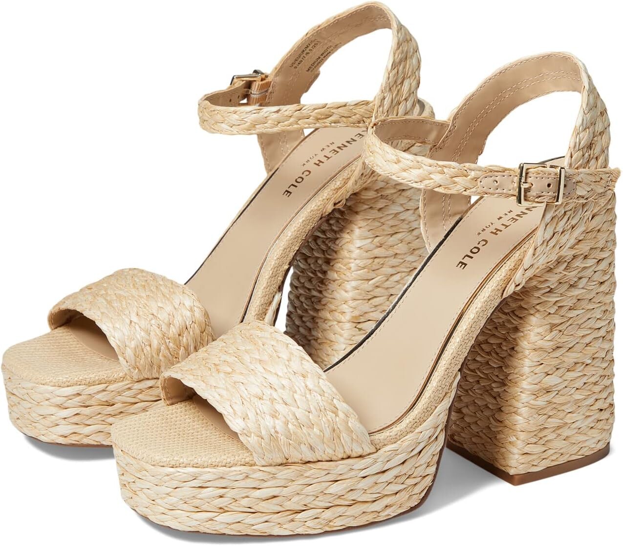 

Босоножки Dolly Kenneth Cole New York, цвет Natural Raffia