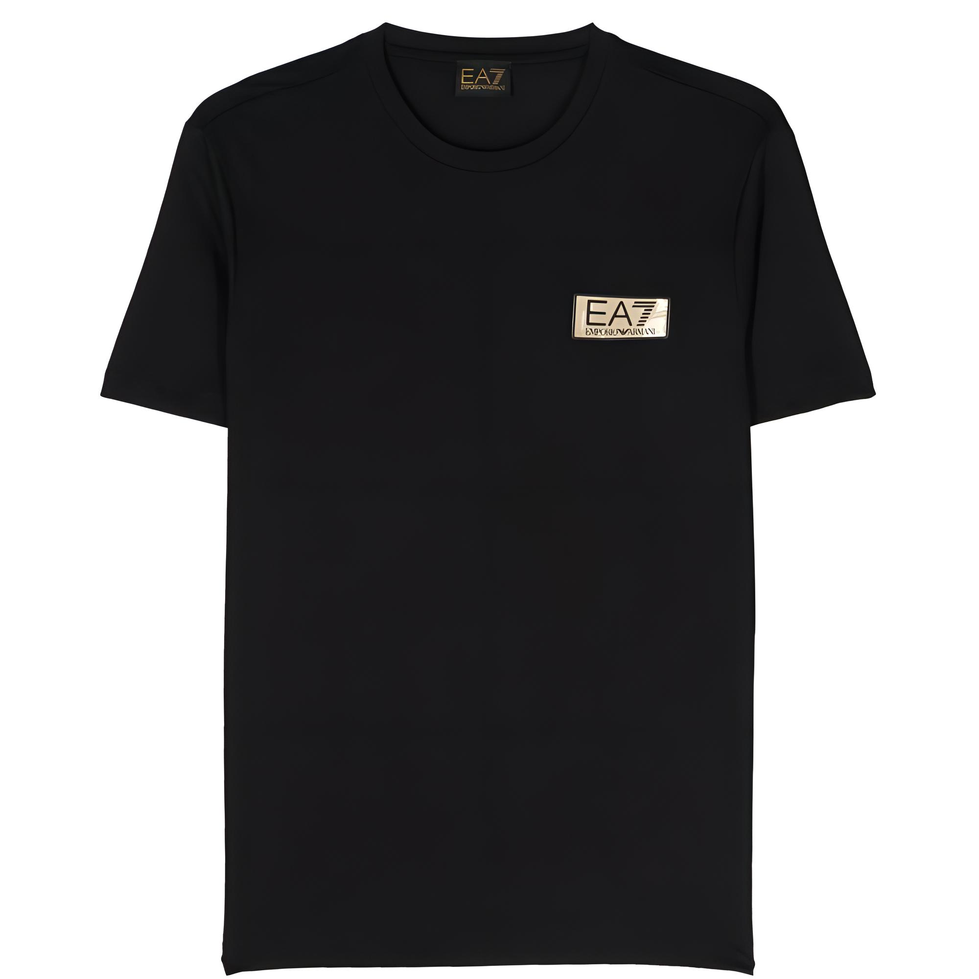 

EMPORIO ARMANI Футболка EA7 SS24 мужская черная