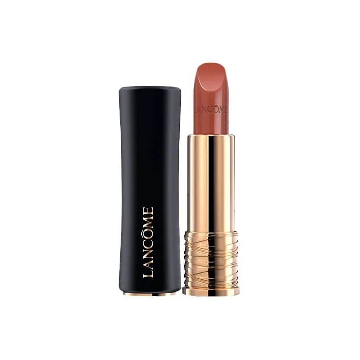 LANCOME Элегантный круглый кулон для бальзама для губ в мягком стиле из шелкового атласа, увлажняющий крем-помада длительного действия, #274 Almond milk tea