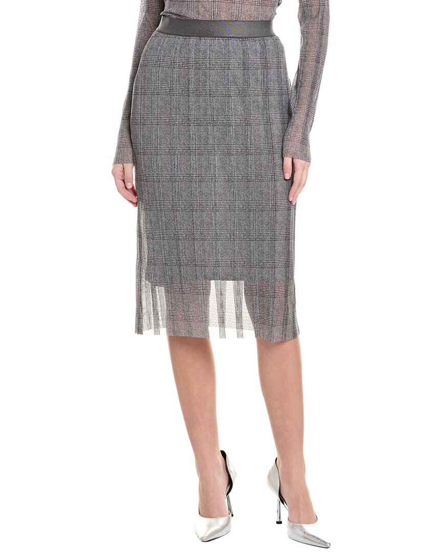 

Юбка Hugo Boss Evibelle, серый