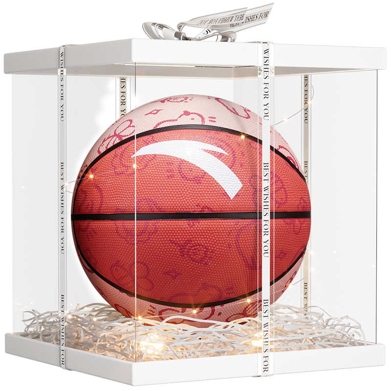 

ANTA Китайский резиновый баскетбольный мяч pink размер 5/7 тренировочный соревновательный unisex