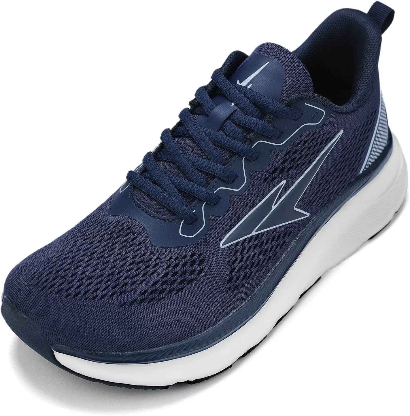 

Мужские широкие кроссовки для ходьбы с мягкой подошвой, противоскользящие, удобные для бега и тенниса, дышащие, для спорта и тренировок в зале Pozvnn, синий