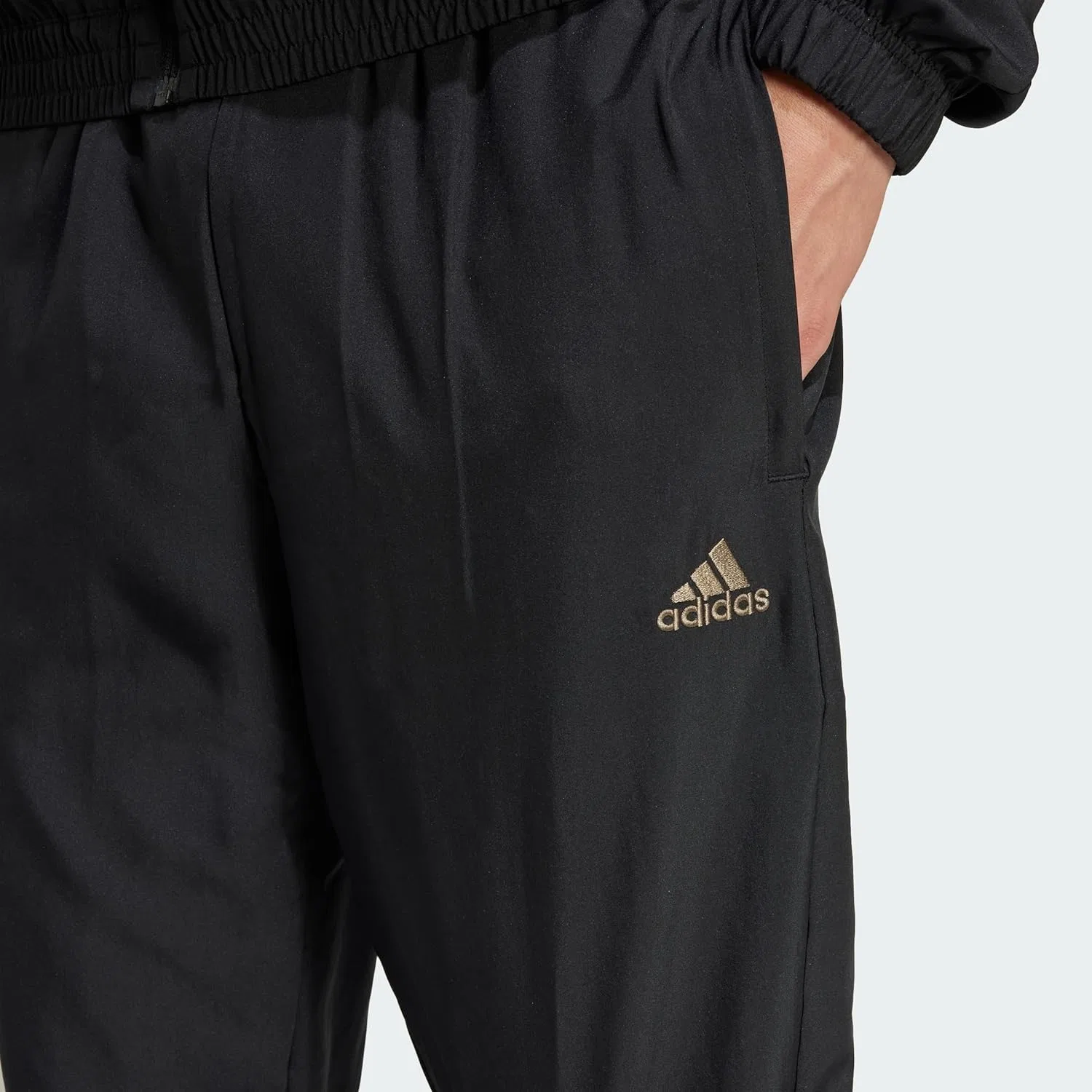 Спортивный костюм Colorblock, adidas, черный/белый — фото 4
