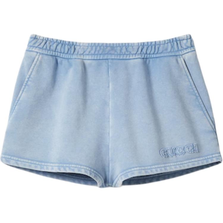 

Женские повседневные шорты GUCCI, голубой