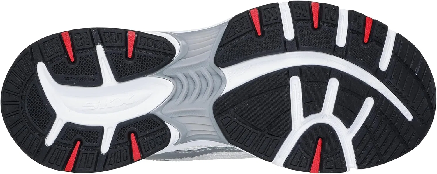 Мужские кроссовки Skechers Stamina Sport Kordae, белый/красный — фото 2