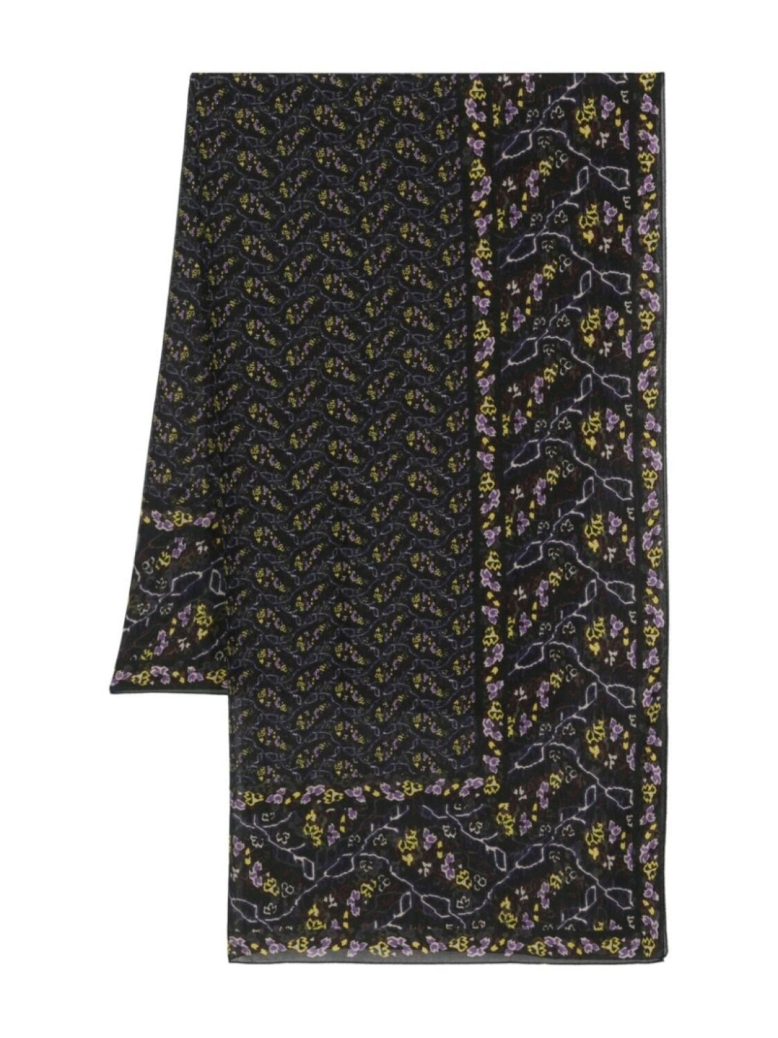 

ISABEL MARANT платок Luana с абстрактным принтом, черный
