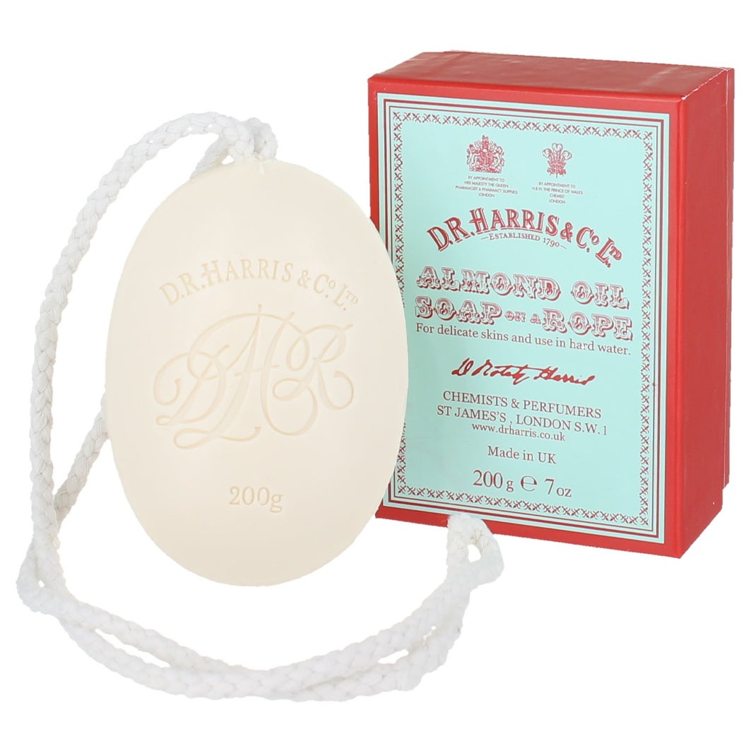 

Мыло для тела almond oil soap on a rope Dr Harris, вес 200 гр.