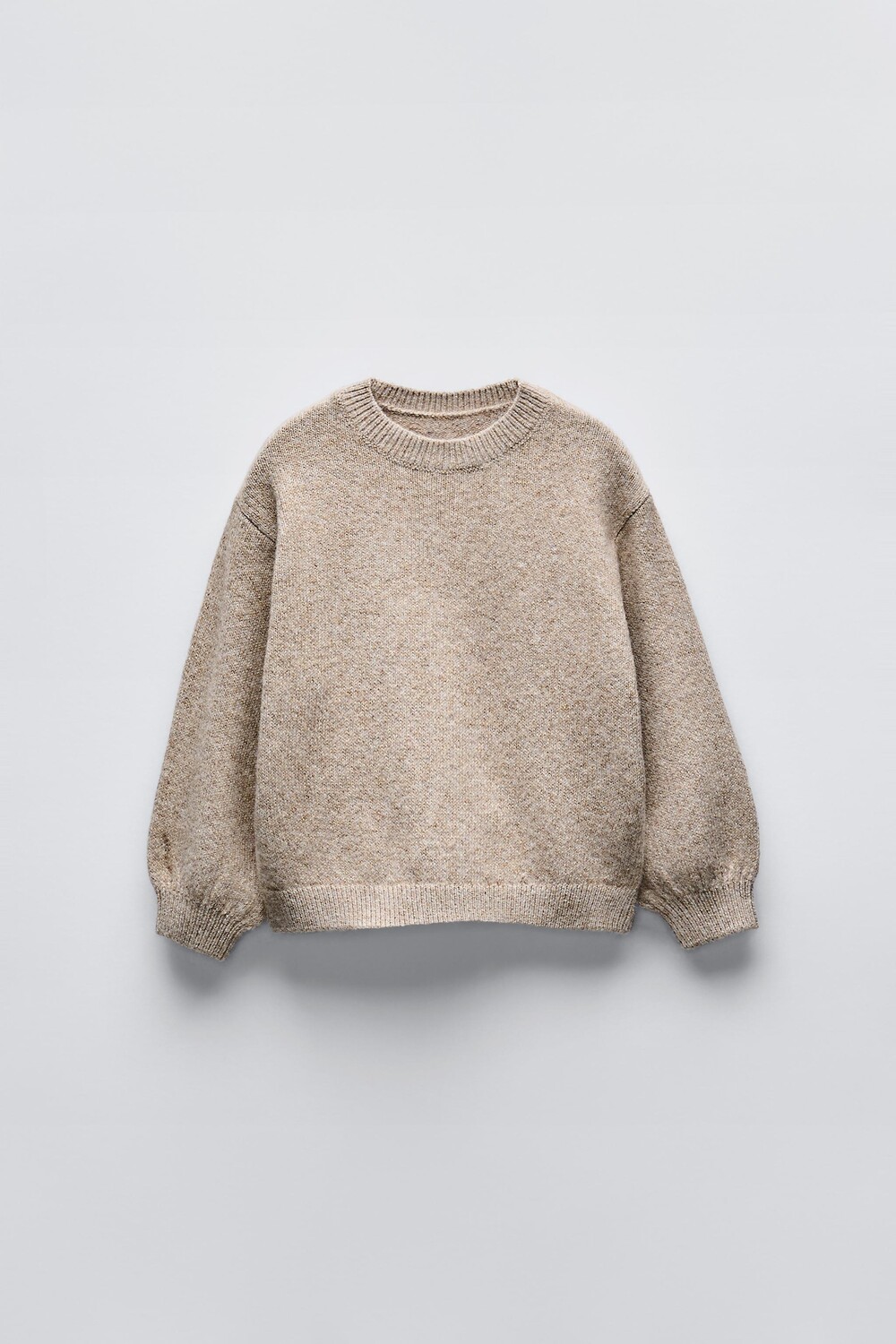 

Вязаный свитер ZARA, кэмел