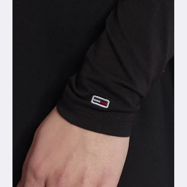 Узкая блузка Tommy Hilfiger, черный — фото 4