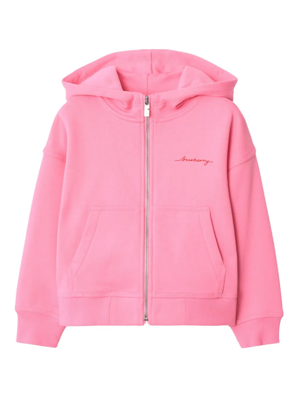 

Худи на молнии BURBERRY KIDS, розовый