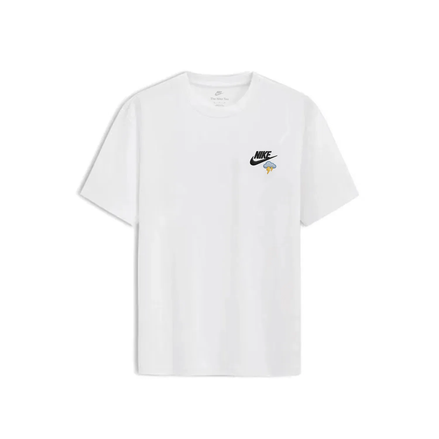 Футболка Sportswear с круглым вырезом и коротким рукавом, унисекс Nike, White