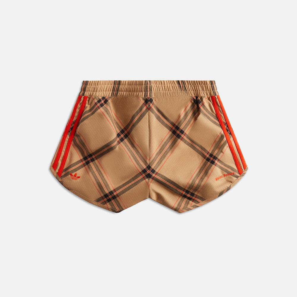 

Шорты adidas Originals by Wales Bonner Checkered Shorts, цвет Sand/Scarlet Red