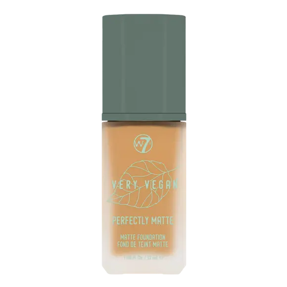 

Матирующий тональный крем для лица при раннем загаре W7 Very Vegan Perfectly Matte, 30 мл