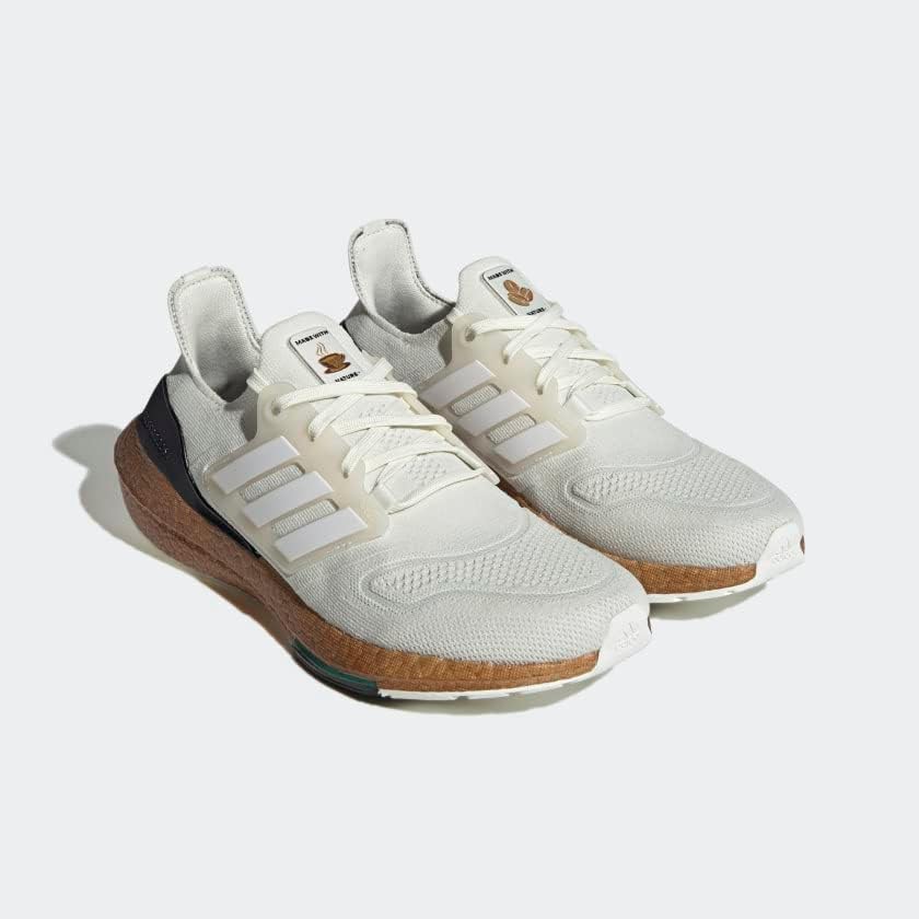 Мужские беговые кроссовки adidas Ultraboost 22, белый/черный — фото 3