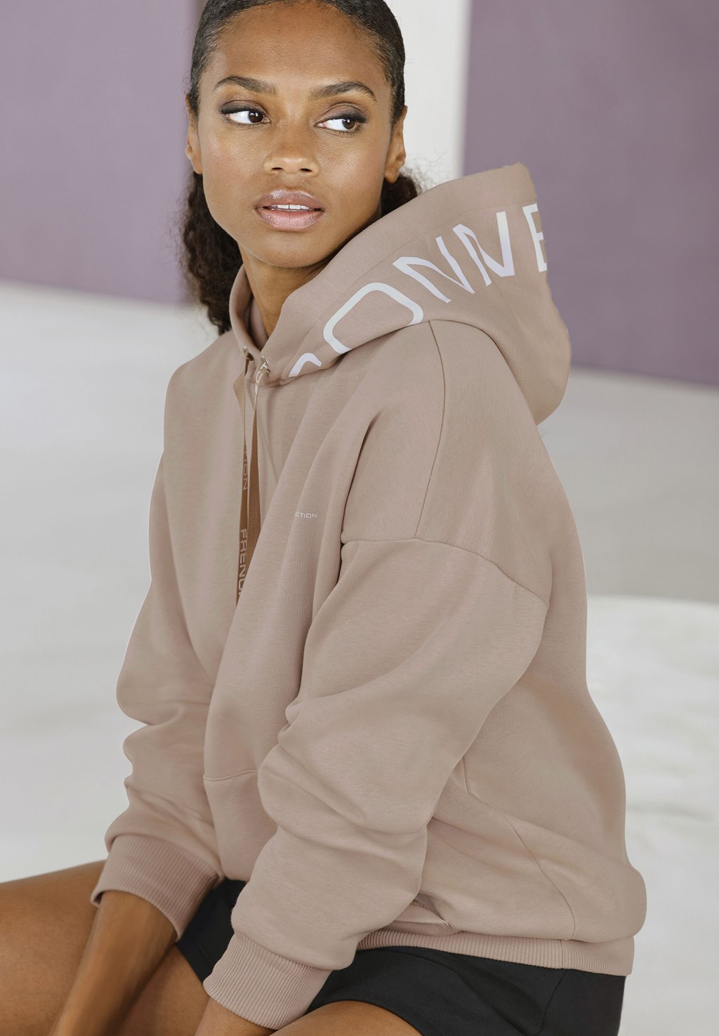 

Толстовка Hoodie French Connection, песочный