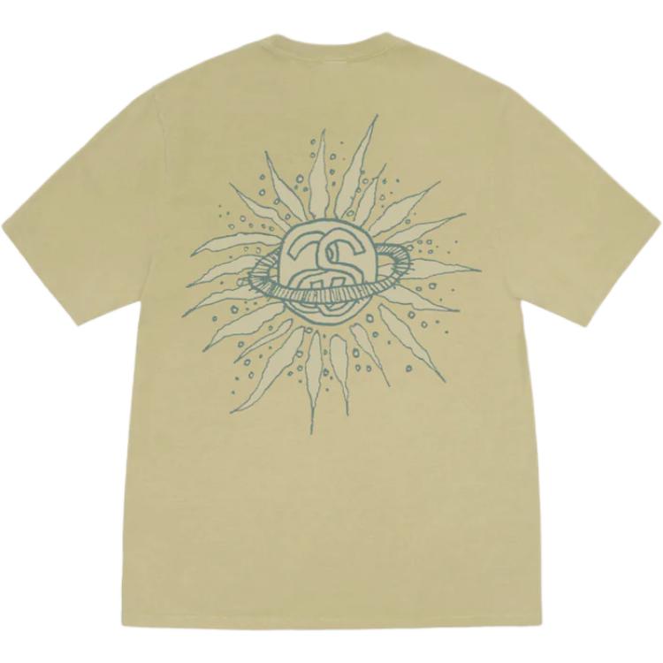 

Футболка Look Beyond с пигментной окраской Stussy, желтый