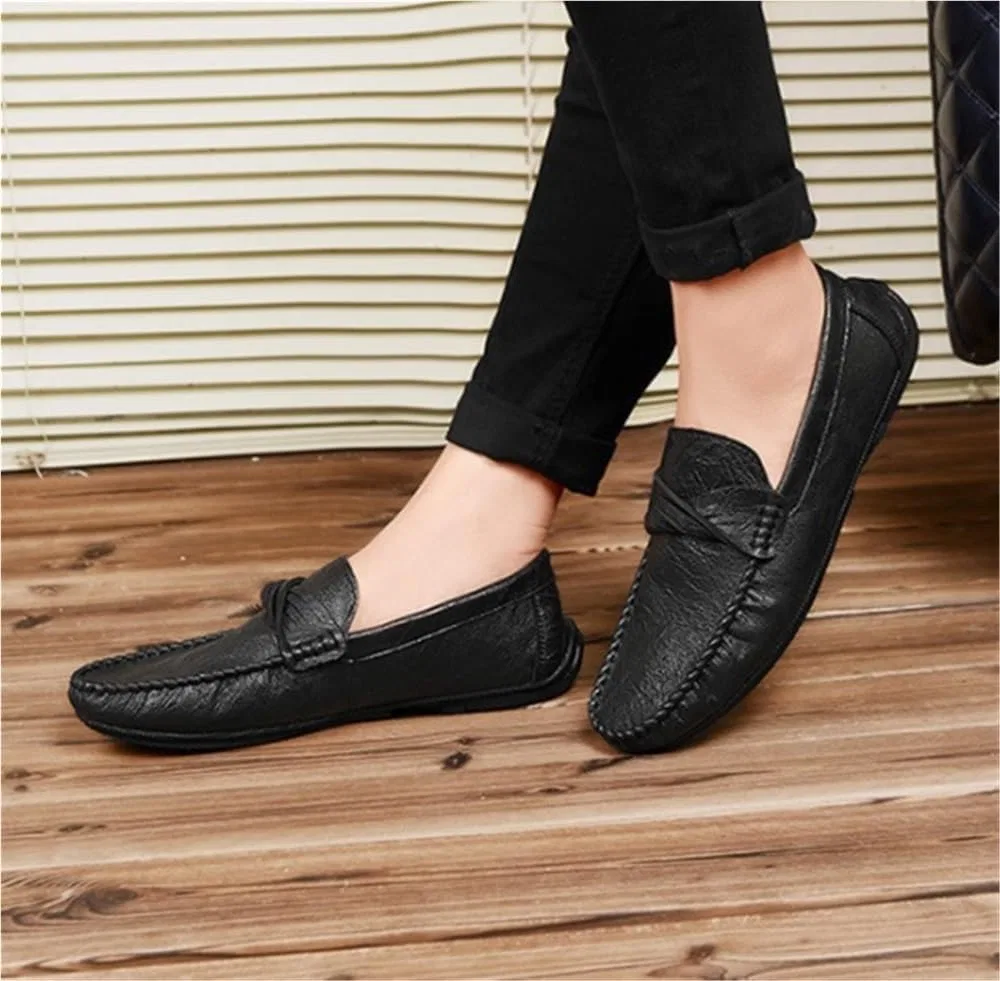 Мокасины кожаные Loafers Brown UOPYNE — фото 3