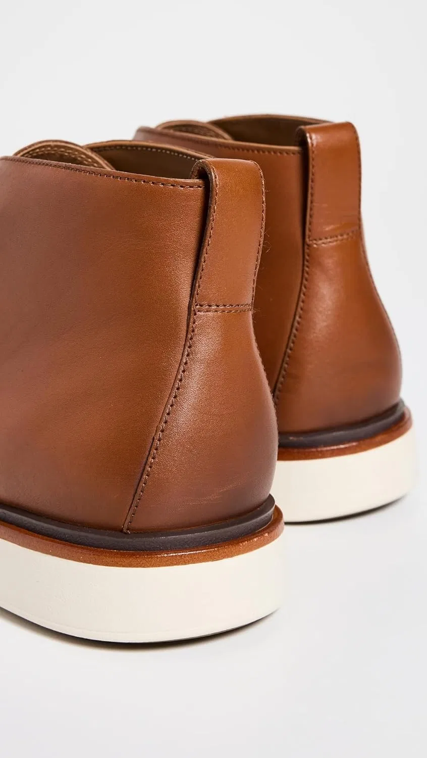 Чукка ботинки кожаные Allen Edmonds, темно-красный 640 — фото 3
