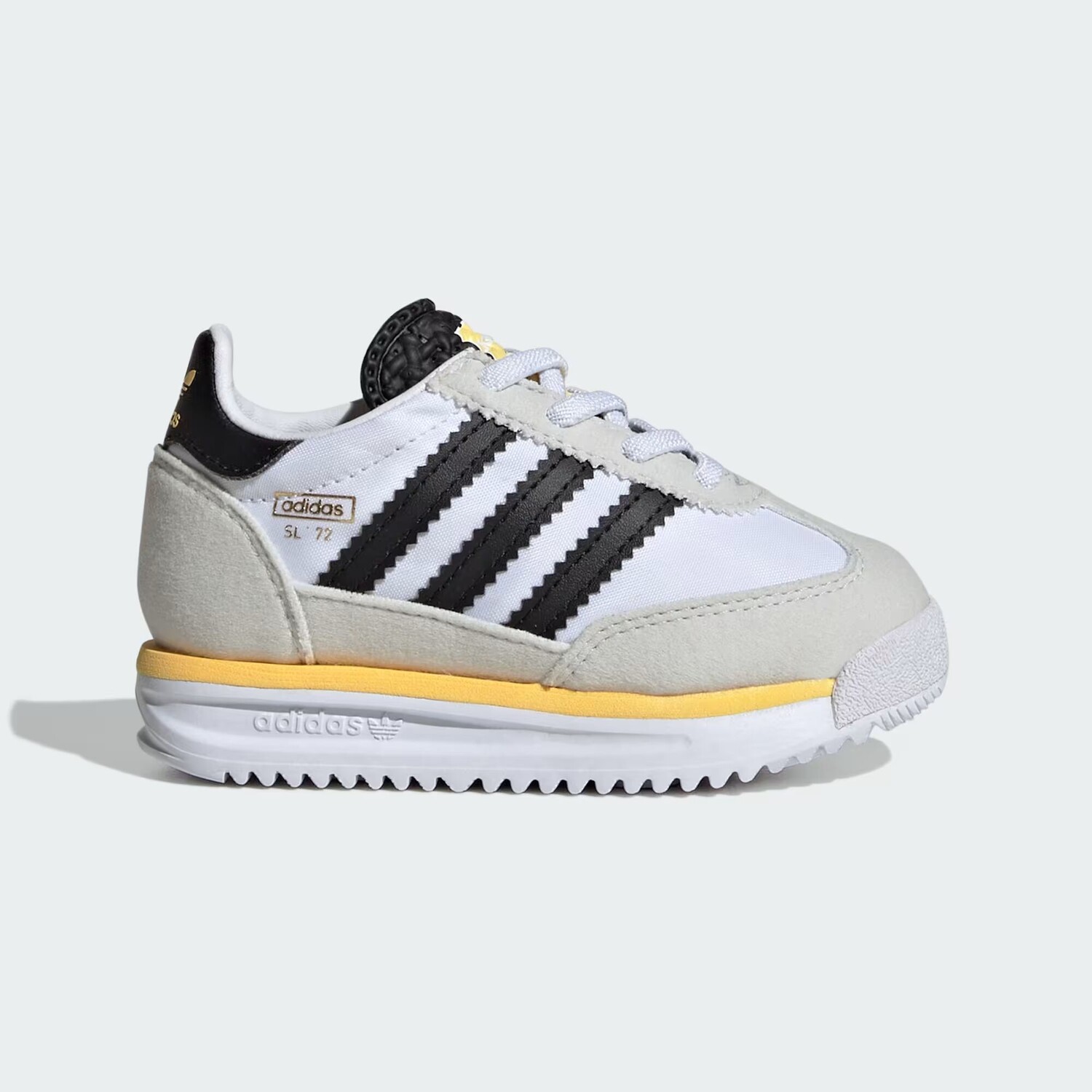 

SL 72 RS Туфли на эластичной шнуровке для детей Adidas, цвет Cloud White/Core Black/Spark