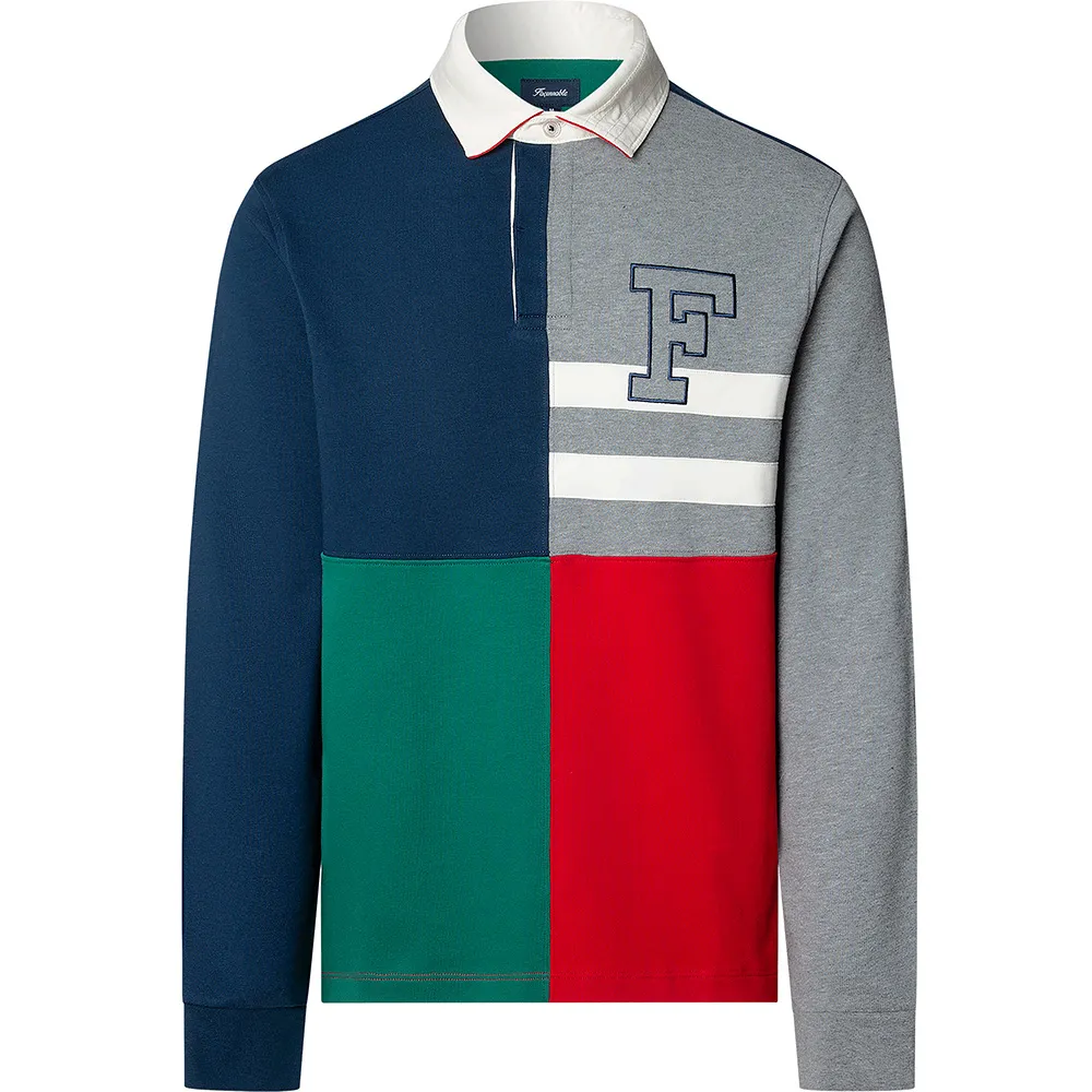 

Поло с длинными рукавами Façonnable Rugby Patch F, мультиколор