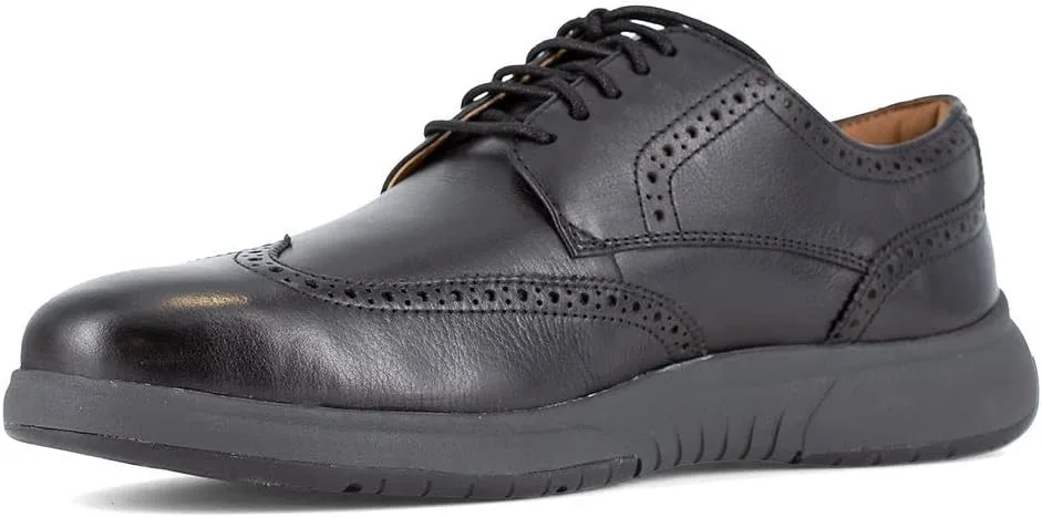 Мужские оксфорды Florsheim Work Flair Wingtip Oxford ST, черный — фото 3