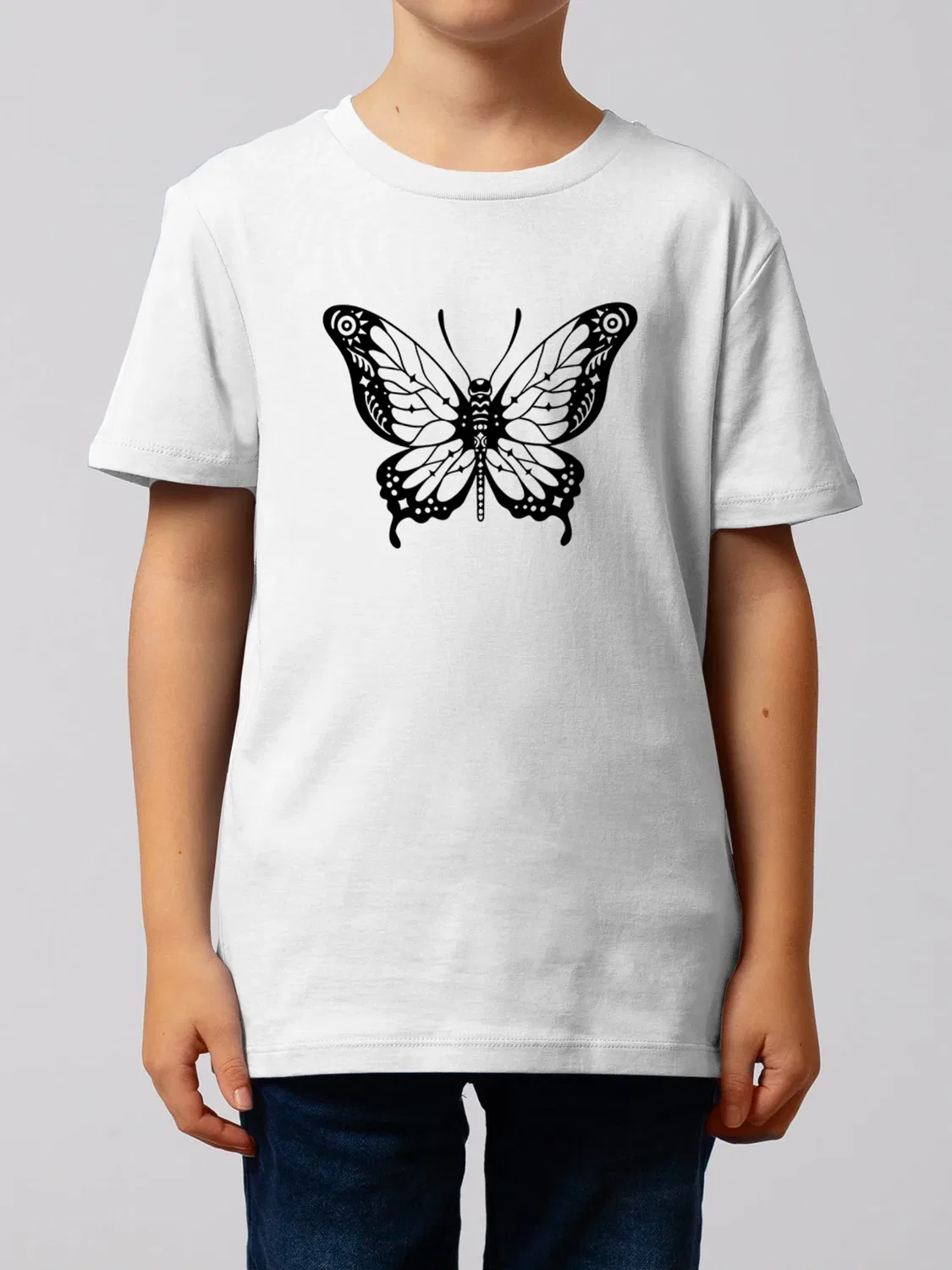 T-Shirt с бабочкой Wat? Apparel, белый